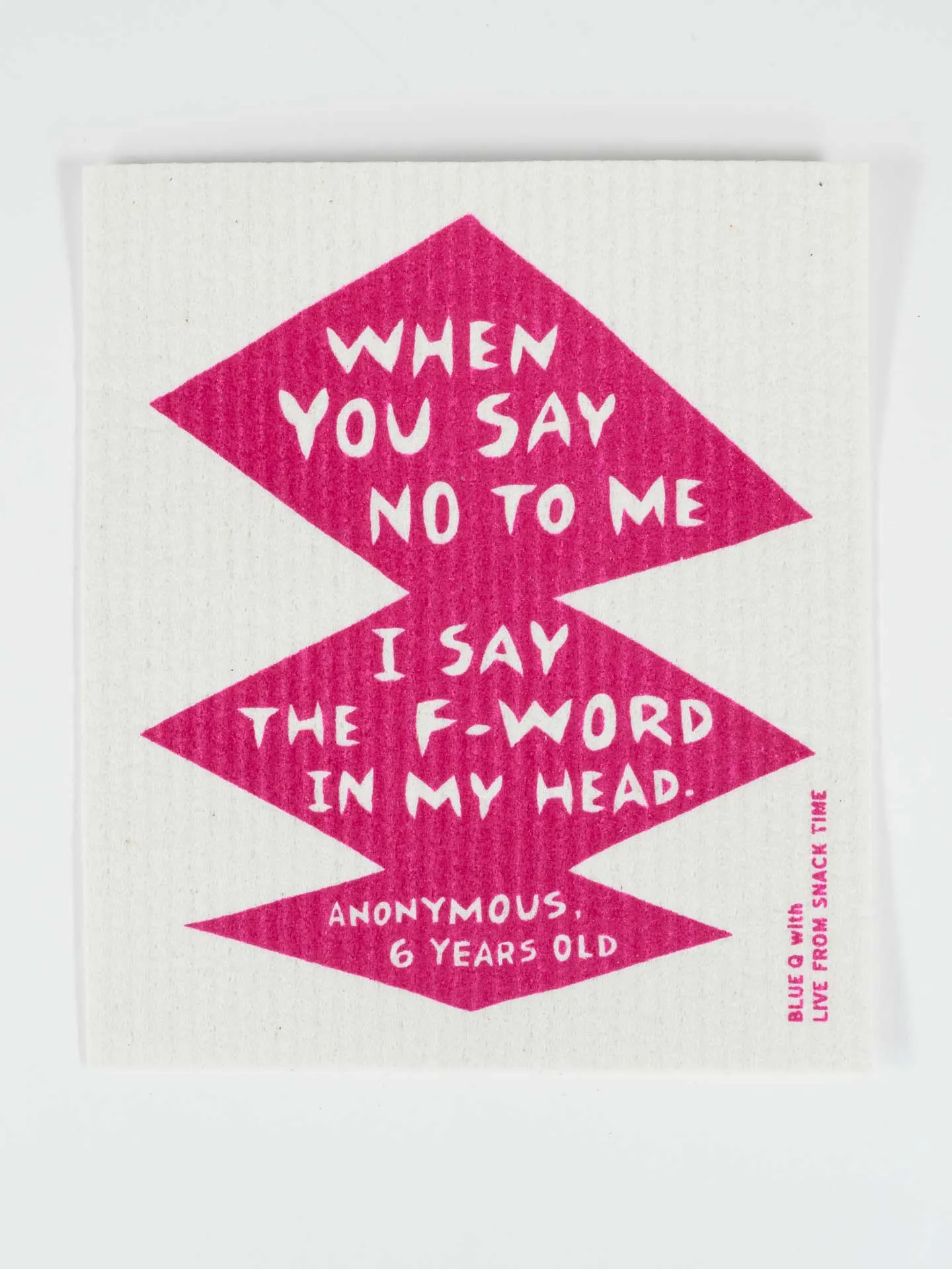 When You Say No To Me I Say The F- Word In My Head Swedish Dishcloth